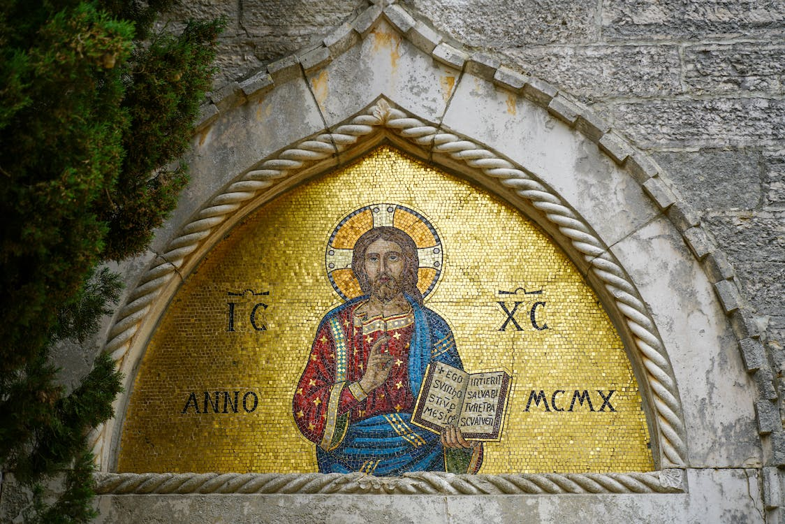 A Catholic church monument