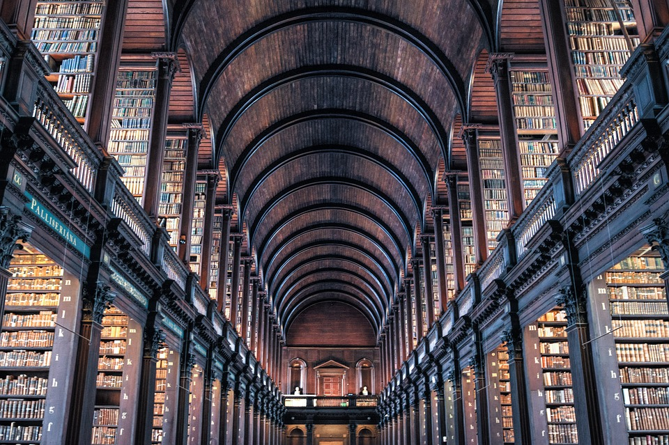 Trinity College Library in Dublin 