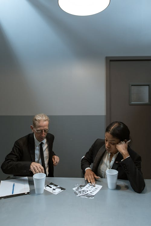 Two detectives at work.