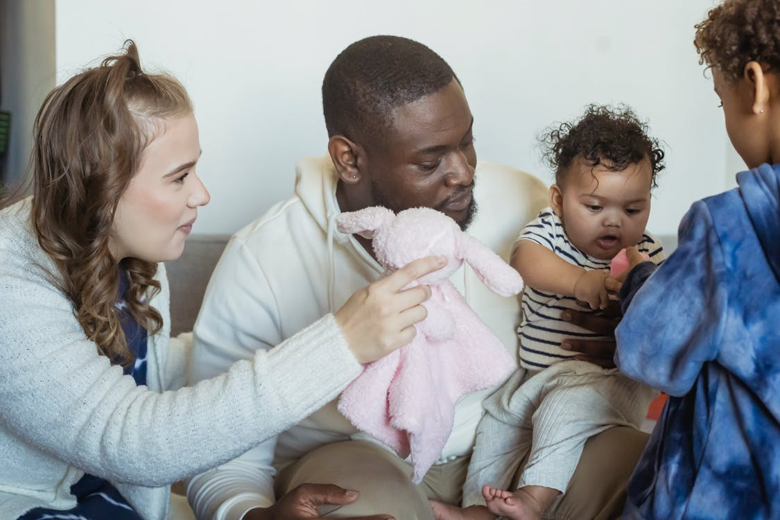 a family spending quality time together.